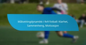 Målsettingdynamikk i 9v9 fotball: Klarhet, Sammenheng, Motivasjon